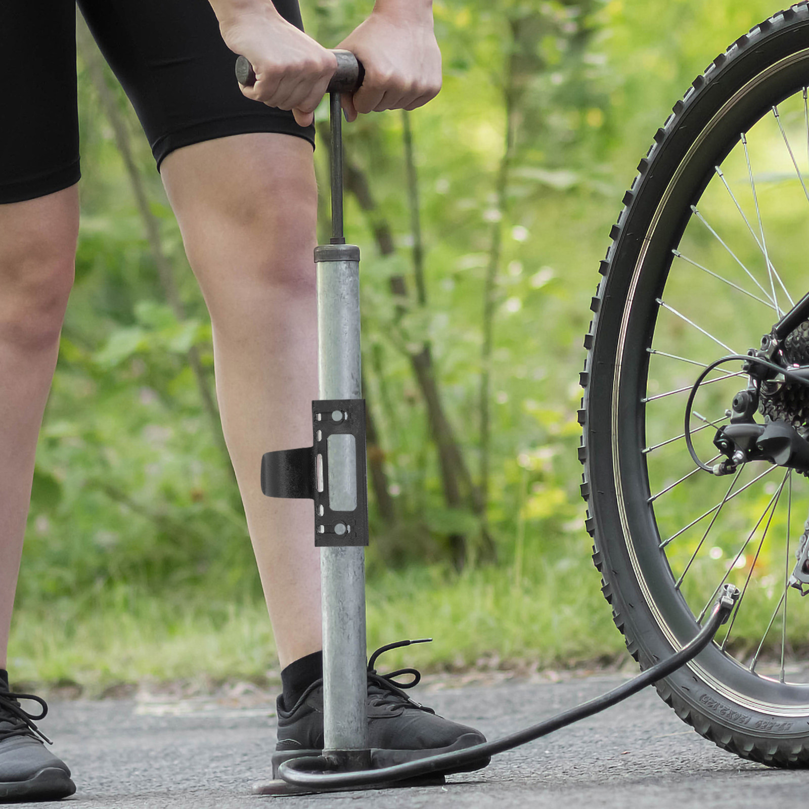 Bike Pump Frame Mount - 2 stuks draagbare fietspompclip, lichtgewicht, duurzame
