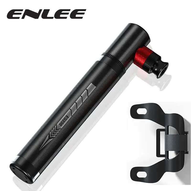 Bike Pump Frame Mount - ENLEE Mini draagbare fietspomp Universele ventielen