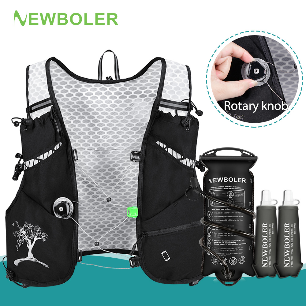 Cycling Commute Backpack - NEWBOLER 8L Outdoor Trail Running Rugzak