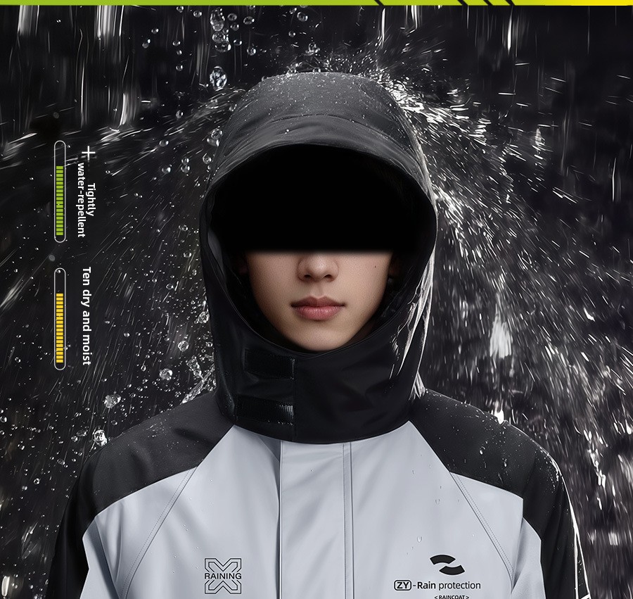 Robuust tweedelig motorregenpa - Cycling Commuter Rain Jacket recensie en prijs